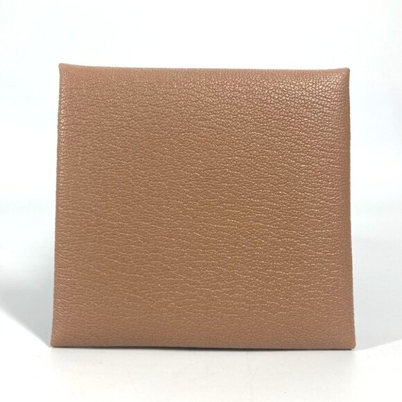 HERMES Bicolor Bastia Verso Wallet Coin Compartment Square coin purse Unused - Picture 14 of 16